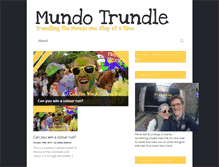 Tablet Screenshot of mundotrundle.com